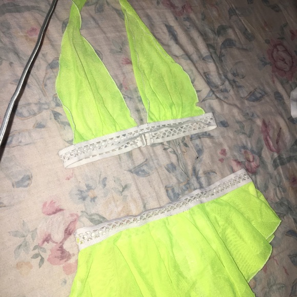 Neon green rave outfit - Picture 3 of 4
